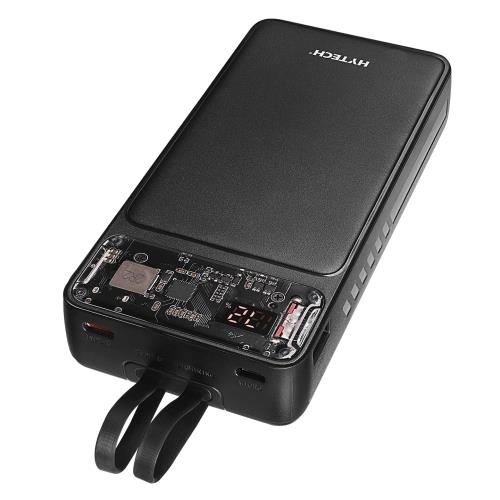 Hytech H220 20000mAh HSC22.5W PD20W+QC3.0 18W Siyah LCD Şeffaf Taşınabilir Pil Şarj Cihazı Powerbank - Kişisel Bilgisayarlar ürünleri tekmarshop.com'da